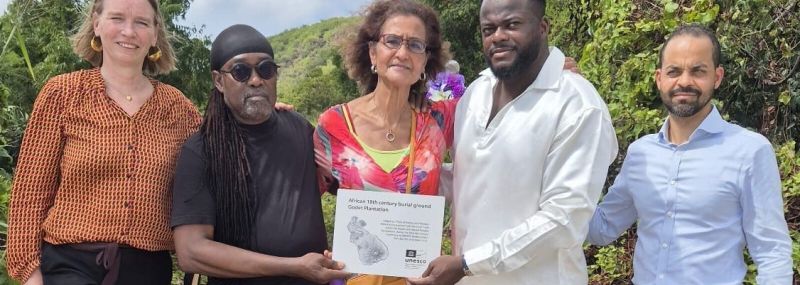 caribisch statia steustatius slavernijverleden slavery past UNESCO