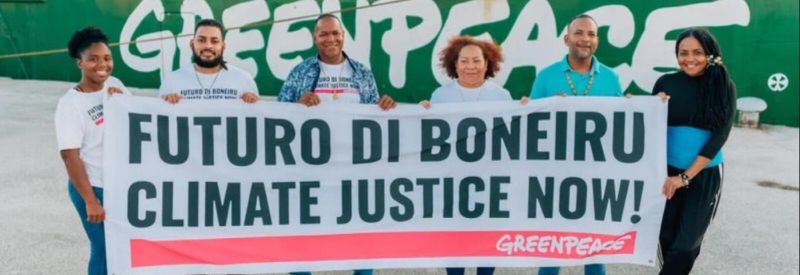 Ocan caribisch klimaat klimaatcrisis Bonaire Greenpeace climate change climatejustice klimaatrechtvaardigheid