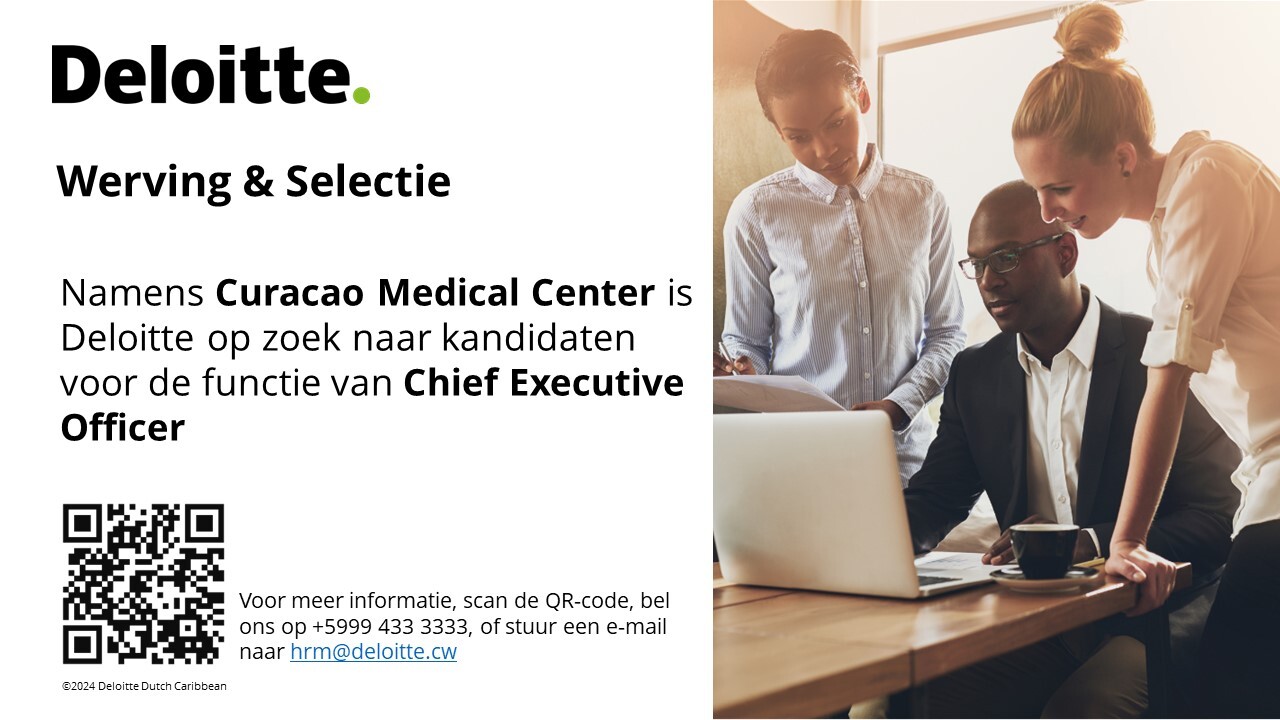CEO Curacao Medical Center CMC DEF Deloitte Dutch Caribbean